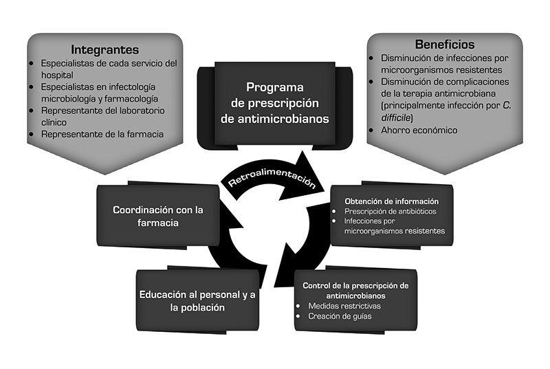 programa de prescripción de antimicrobianos